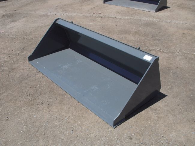thumbnail image 2 of Express Steel 66" Smooth Low Profile Skid Steer Bucket - Universal Quick Attach - FREE SHIPPING 2 of 6