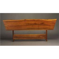 Rare GEORGE NAKASHIMA full-size walnut headbo