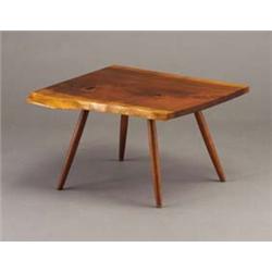 GEORGE NAKASHIMA walnut occasional table with