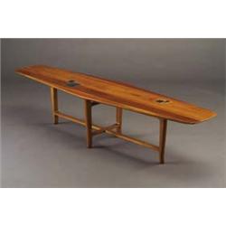 Fine and rare EDWARD WORMLEY for DUNBAR walnu