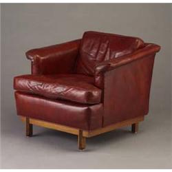 FRANK LLOYD WRIGHT for HENREDON burgundy viny