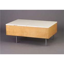 GEORGE NELSON lift-top occasional table with