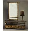 Image 1 : JAMES MONT console table in gilded and bronze