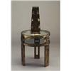 Image 1 : JAMES MONT two-tier round occasional table al