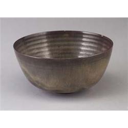 NATZLER bowl of brown clay, with high walls c