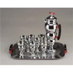 Rare Art Deco FARBERWARE bright chrome cockta