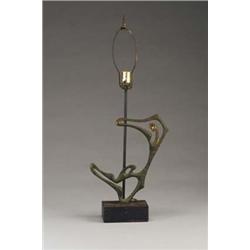FREDERICK WEINBERG cast bronze abstract danci