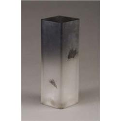 CENEDESE four-sided vase of charcoal scavo gl