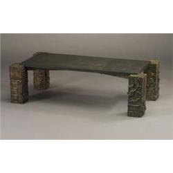 PAUL EVANS STUDIO coffee table, 1964, with in