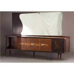Unusual mahogany sideboard attributed to OSVA