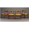 Image 1 : Set of four fine and rare HANS WEGNER for JOH