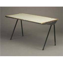 JEAN PROUV+ Compass desk, c. 1950, with lamin