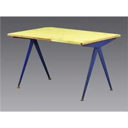 JEAN PROUV+ Compass table, c. 1950, with yell