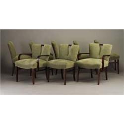 Set of eight PAUL FRANKL for JOHNSON FURNITUR