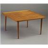 Image 1 : Scandinavian wooden coffee table, its square