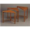 Image 1 : Set of three Scandinavian teak triangular nes