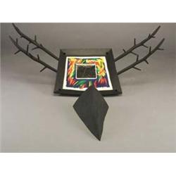 Rare WENDELL CASTLE wall sculpture/painting,