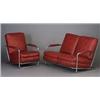 GILBERT ROHDE for TROY SUNSHADE chrome settee