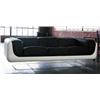 STEELCASE white fiberglass three-seat cube so