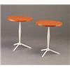 Pair of circular side tables, possibly 1980's