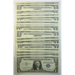 ( 25 ) $1.00 SILVER CERTIFICATES VF OR BETTER