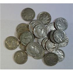 100 readable date Buffalo nickels,. no junk.