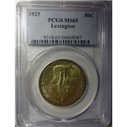 1925 LEXINGTON HALF DOLLAR PCGS MS65 GEM