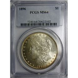 1896 PCGS MS64 MORGAN DOLLAR