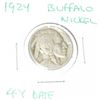 Image 1 : 1924 BUFFALO NICKEL *RARE KEY DATE PLEASE LOOK AT PICTURE TO DETERMINE GRADE*!!