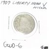 Image 1 : 1907 LIBERTY HEAD "V" NICKEL *GOOD-6 GRADE*!!