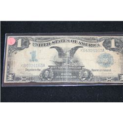 1899 US Silver Certificate $1; Blue Seal; Large Eagle Bill