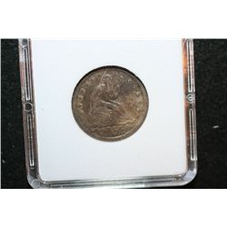 1854 Seated Liberty Quarter W/Arrows; MCPCG Graded AU55