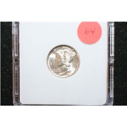 1940 Mercury Dime; MCPCG Graded MS65