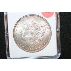 1902-O Silver Morgan $1; MCPCG Graded MS63