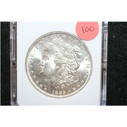 1885-O Silver Morgan $1; MCPCG Graded MS62