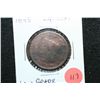 Image 1 : 1845 Large One Cent; Low Grade