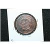 Image 2 : 1845 Large One Cent; Low Grade