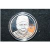 Image 1 : Mark McGwire #25 Silver Round; Single Season Home Run Record; .999 Fine Silver 1 Oz.