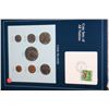 Image 1 : Cook Islands; Coin Sets of All Nations W/Postal Stamp Dated 1986
