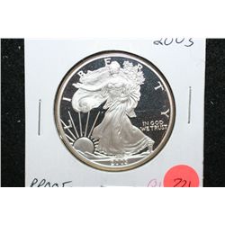 2003 Silver Eagle $1; Proof