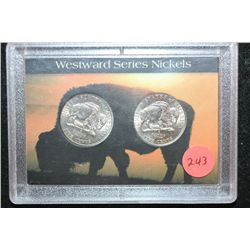 2005 Westward Journey Nickel Set; P&D Mints; Lot of 2