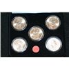 Image 1 : 2009 US Presidential $1 Coin Set W/2009 Sacagawea $1 Coin; Lot of 5