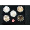 Image 2 : 2009 US Presidential $1 Coin Set W/2009 Sacagawea $1 Coin; Lot of 5