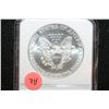 Image 2 : 1992 Silver Eagle $1; NGC Graded MS69