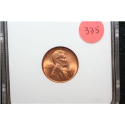 1952-S Lincoln Wheat Back Penny; NGC Graded MS66 RD