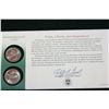 Image 2 : 1999 First Day Issue Pennsylvania State Quarter Set W/Postal Stamp; P&D Mints