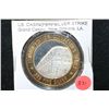 1994 Grand Casino New Orleans LA Limited Edition Two-Tone $10 Gaming Token; .999 Fine Silver .60% Oz