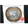 The Orleans Las Vegas NV "Blackjack" Limited Edition Two-Tone $10 Gaming Token; .999 Fine Silver .60