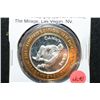 Image 1 : The Mirage Las Vegas NV "Danny Gans" Limited Edition Two-Tone $10 Gaming Token; .999 Fine Silver .60
