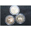 Image 1 : 2002-S Tennessee, Ohio & Indiana State Quarter; Lot of 3; Clad Gold